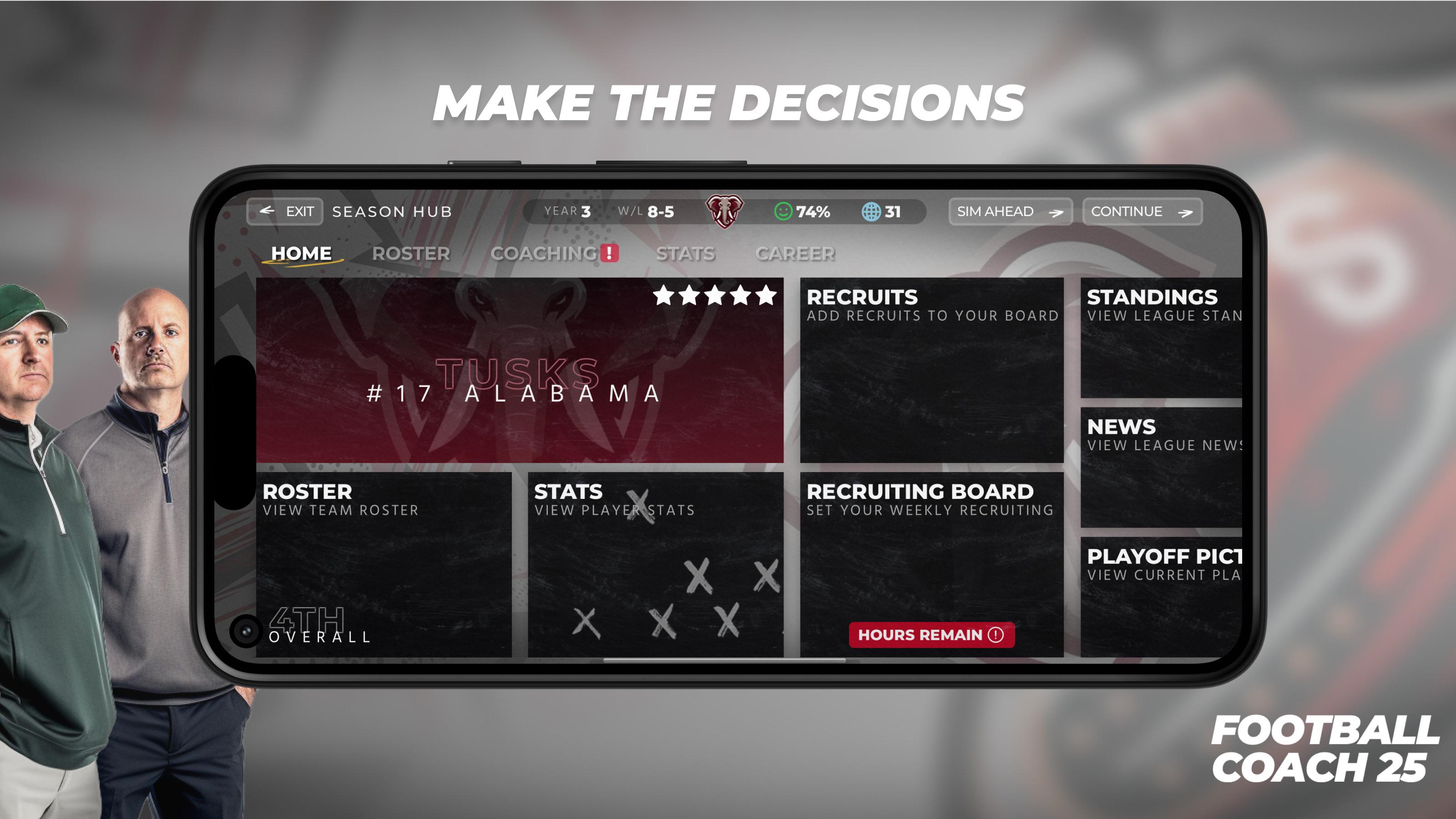 Football Coach 25 Screenshot